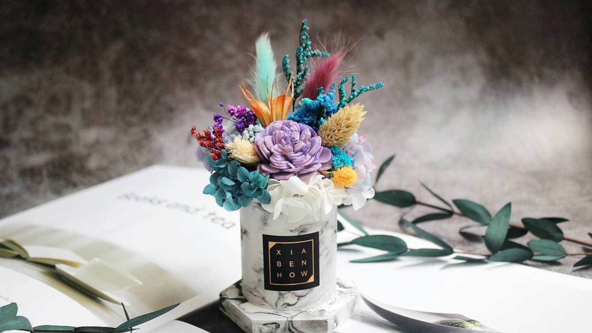 下班隨手作 工業風乾燥擴香花diy 材料包 含材料包 教學影片 Niceday玩體驗